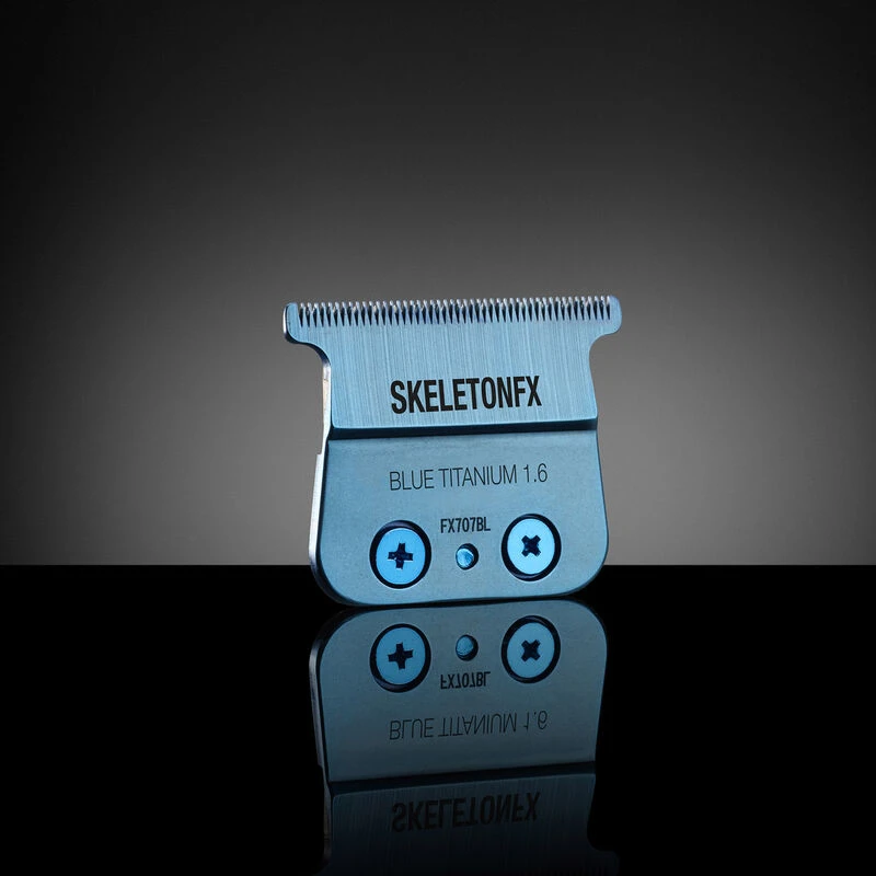 Stálkambur Blue Titanium f/Skeleton