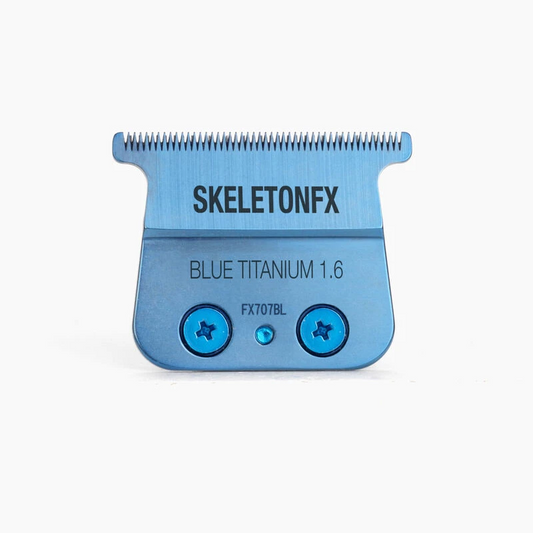 Stálkambur Blue Titanium f/Skeleton