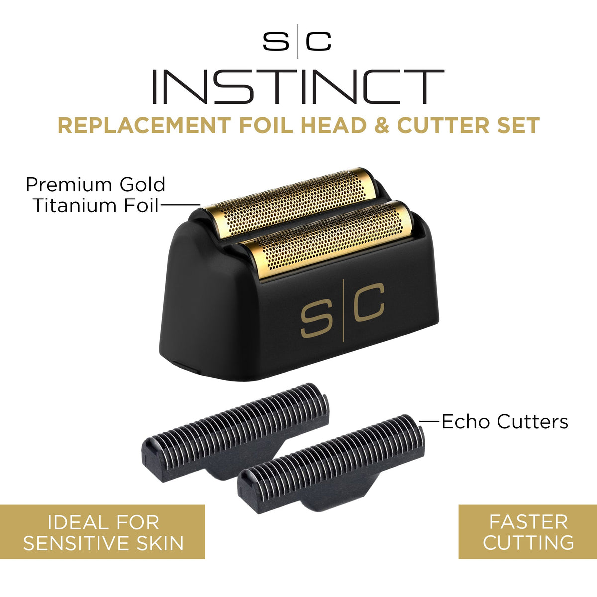 Instinct Shaver Replacement Cutters & Foils